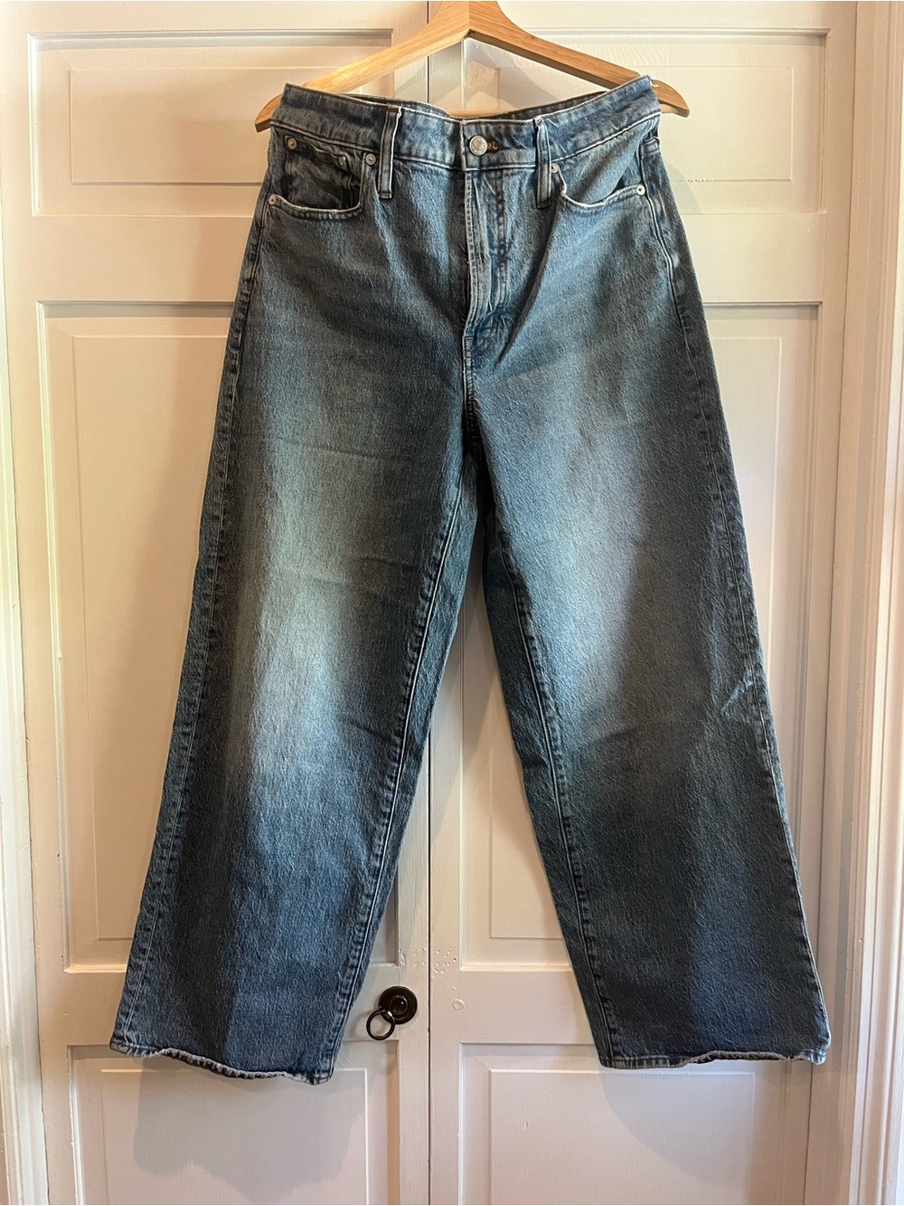 Madewell The Curvy Perfect Wide Leg Jean